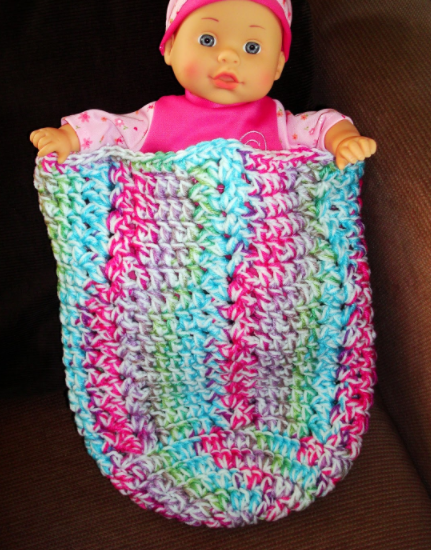 Playful Shells Crochet Baby Cocoon