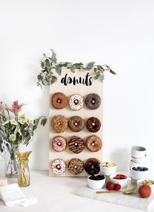 Bite-Sized Donut Wall