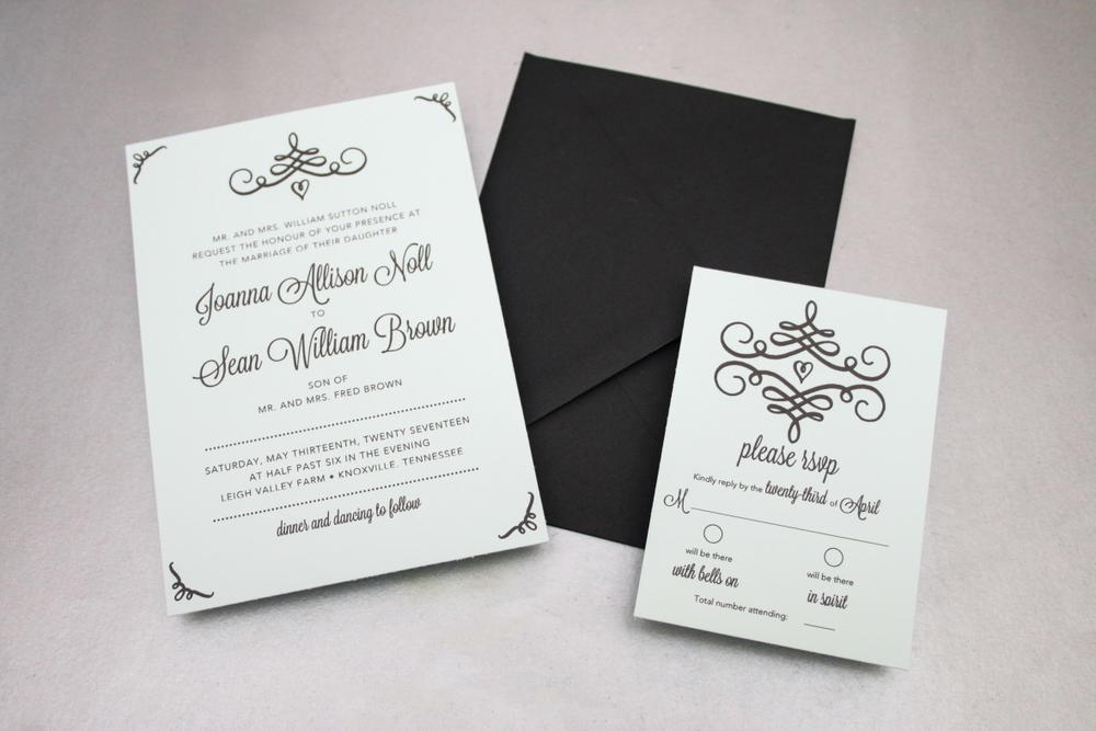 Gracious Invitations Graceful Invitation Design | AllFreeDIYWeddings.com