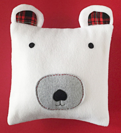 Holiday Polar Bear Pillow Pattern