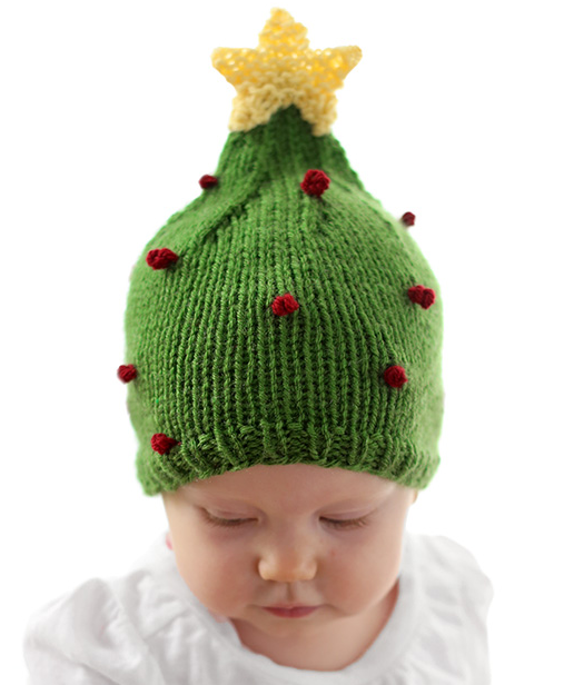 Christmas Tree Baby Hat Pattern