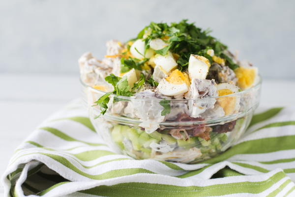 Easy 7-Layer Potato Salad
