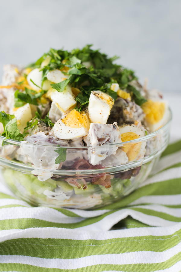 Easy 7-Layer Potato Salad