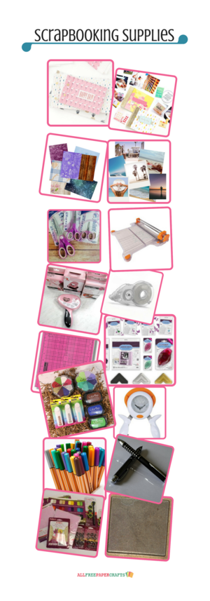 Supplies for Scrapbooking