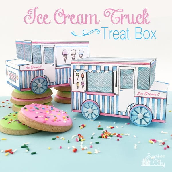 Ice Cream Truck Treat Box