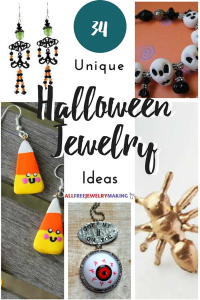 Download Free 34 Unique Halloween Jewelry Ideas Allfreejewelrymaking Com PSD Mockup Template
