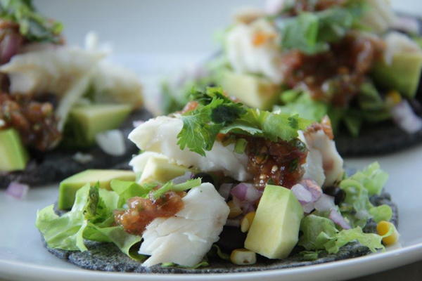 Healthy Blue Corn Fish Tacos