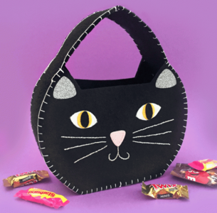 Black Cat DIY Halloween Bag