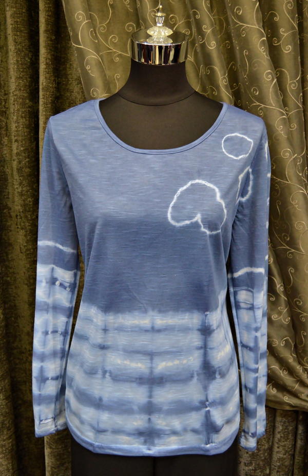 Mock Shibori Dyed T-Shirt | FaveCrafts.com