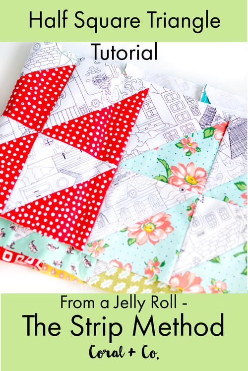 Half Square Triangles from a Jelly Roll