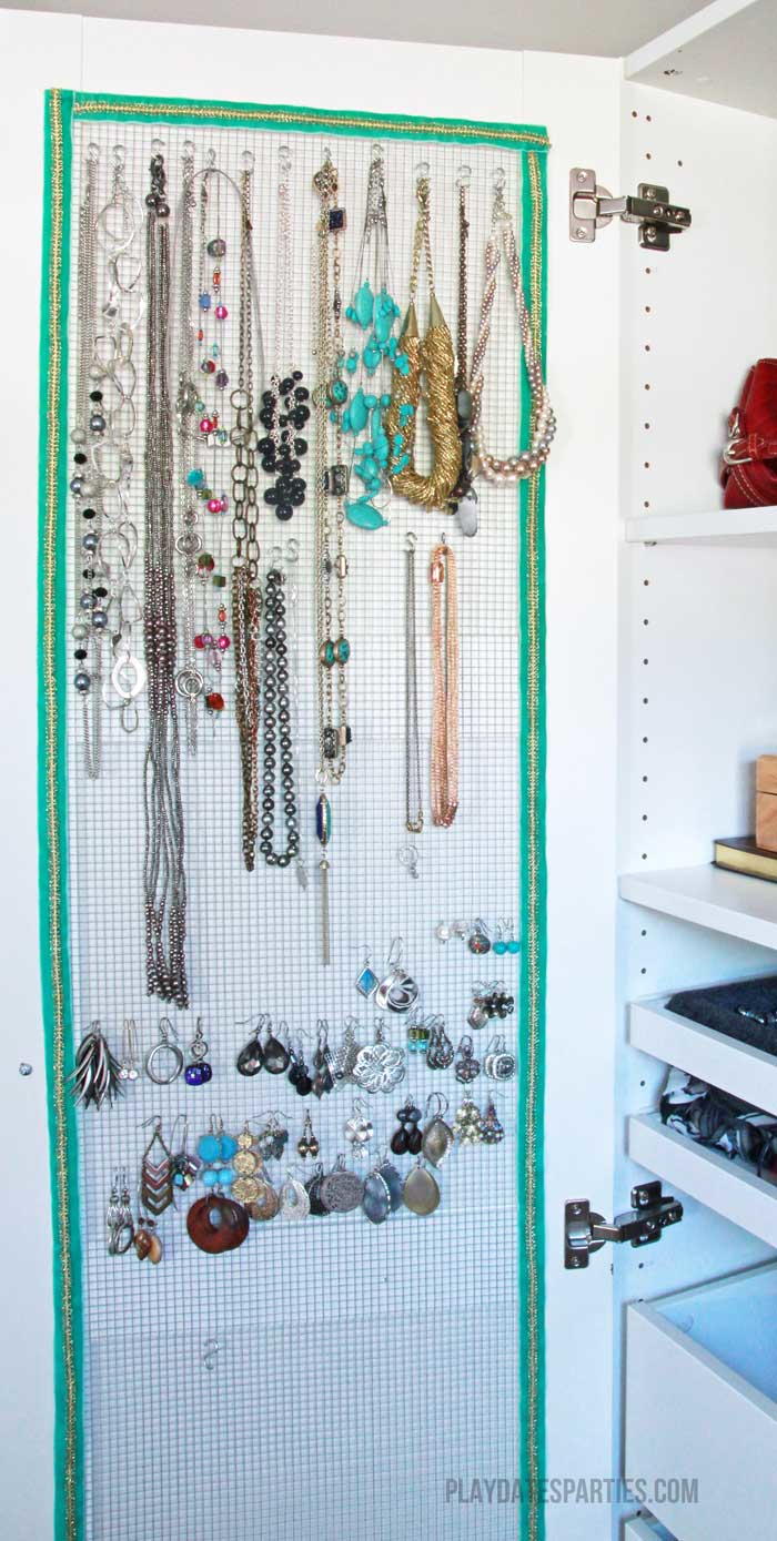 How to Make an Awesome Hidden Jewelry Organizer