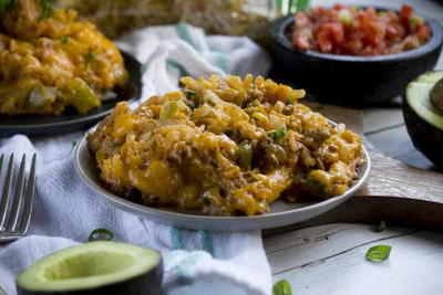 Slow Cooker Mexican Hashbrown Casserole