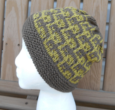 Pac-Man Knit Hat Pattern