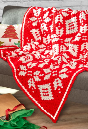 Snowflake Afghan Corner to Corner Crochet Pattern