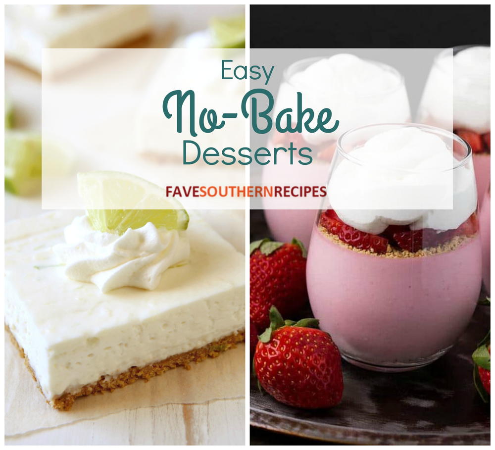 No-Bake Dessert: 13 Easy No-Bake Recipes | FaveSouthernRecipes.com