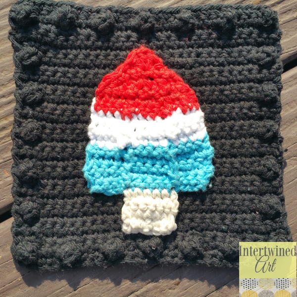 Bomb Pop Applique Blanket Square