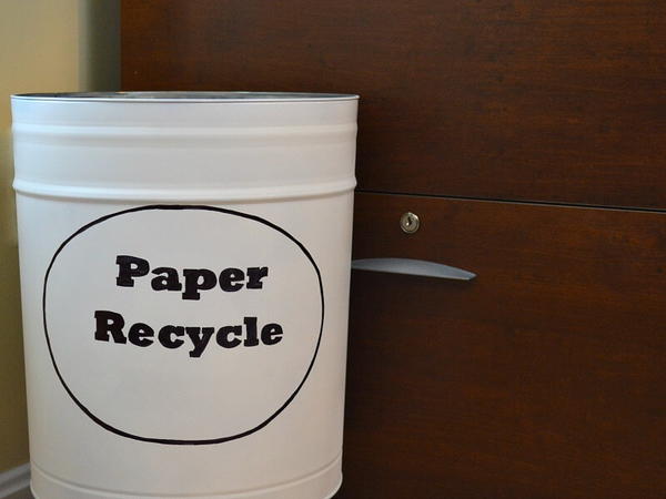 Office Paper Recycling Bin