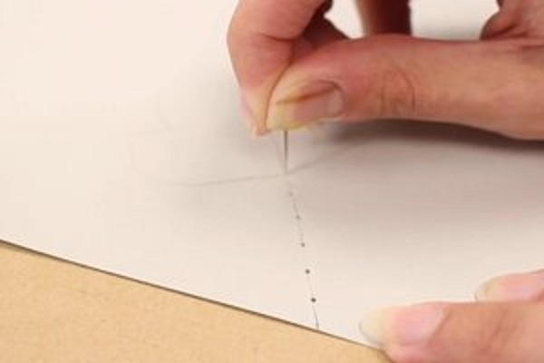 Stitching Example Paper Stitching on Paper | FaveCrafts.com