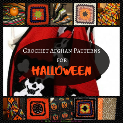 18 Free Crochet Afghan Patterns for Halloween