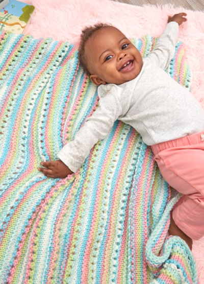 Checkers Baby Blanket Pattern (Knit) – Lion Brand Yarn