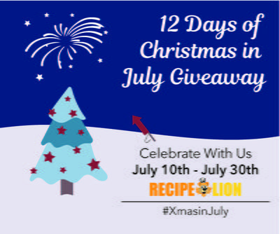 12 Days of Christmas in July 2017