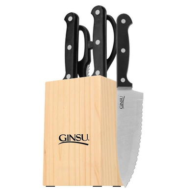 Ginsu Essential 5-Piece Prep Knife Set