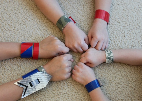 Super Duct Tape Velcro Bands