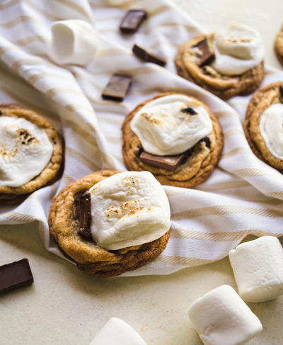 Toasted S'mores Cookies