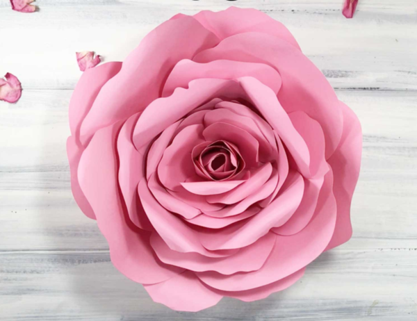 Giant Dramatic Paper Rose