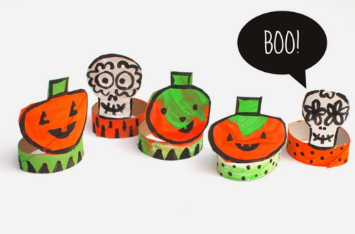 Toilet Paper Roll Halloween Decorations