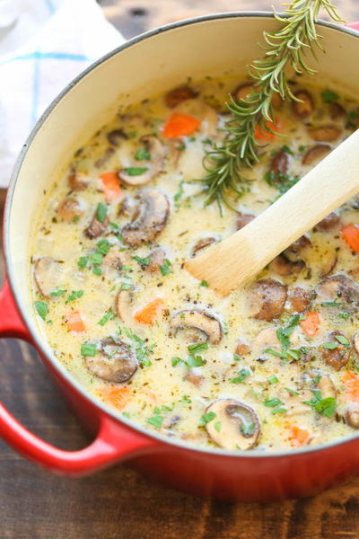 Better Than Campbell's Chicken Mushroom Soup