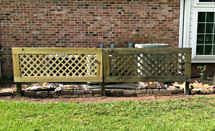 How to Build a Removable Trellis  Screen to Hide Your Air  How to Build a Removable Trellis  Screen to Hide Your Air