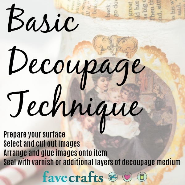 Basic Decoupage Technique