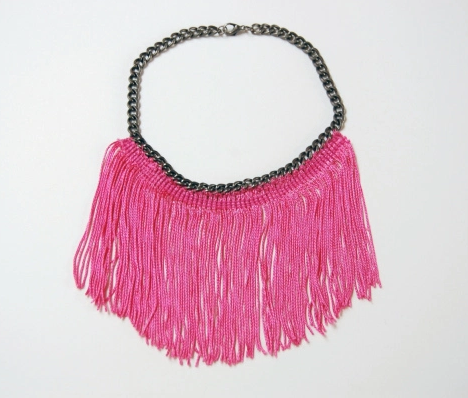 Classy DIY Fringe Necklace