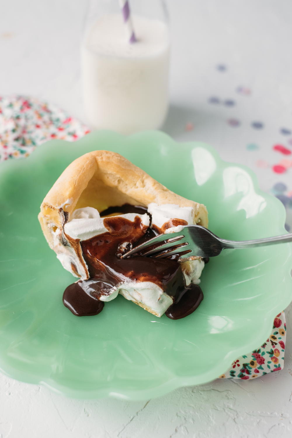 Fluffy Cream Puff Cake-image