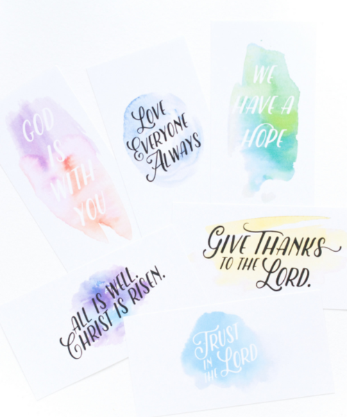 Faithful Watercolor Prints