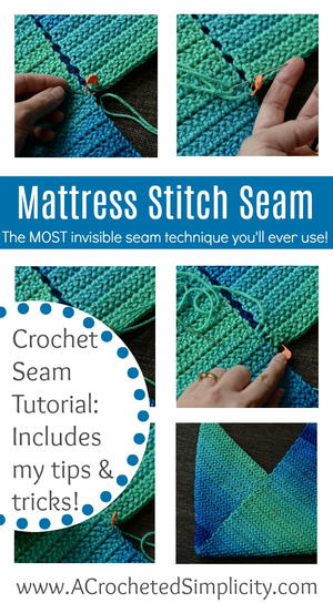 How to Sew a Mattress Stitch Seam