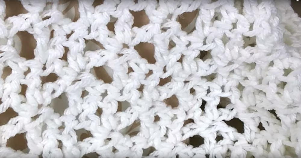 White Lacy Crochet Blanket | AllFreeCrochet.com