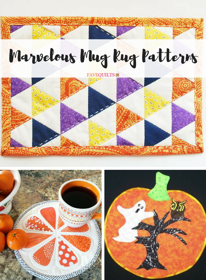 23 Marvelous Mug Rug Patterns | FaveQuilts.com 23-marvelous-mug-rug-patterns-favequilts-com