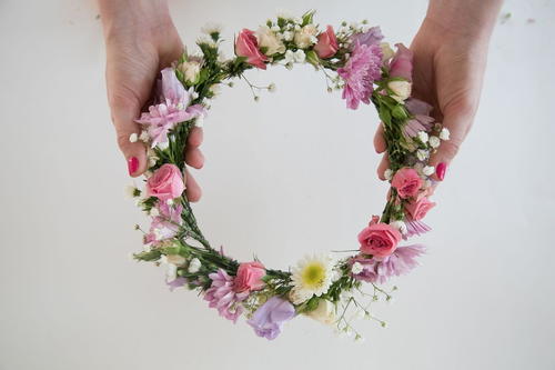 Ethereal Floral Wedding Crown