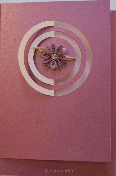 Elegant Paper Flower Card