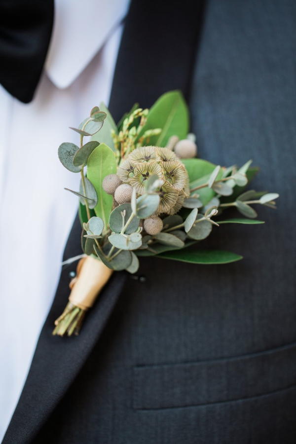 Fresh Greenery Boutonniere