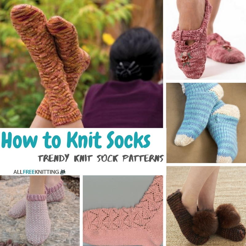 How to Knit Socks: 14 of the Trendiest Knit Sock Patterns ...
