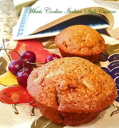 Homemade Bing Cherry Muffin Recipe