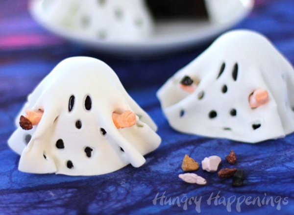 Charlie Brown-ies Halloween Ghost Treats