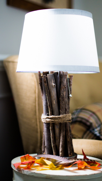Wooden Tree Branch DIY Lamp DIYIdeaCenter