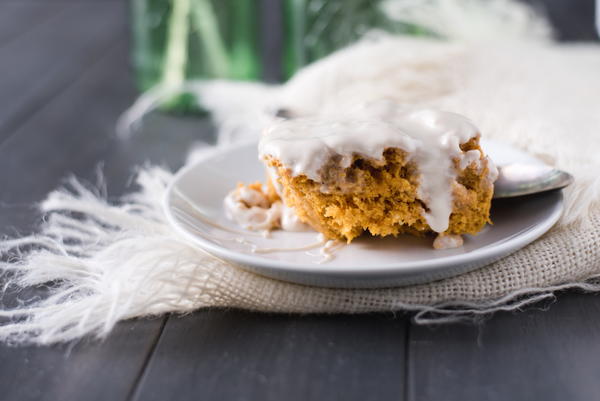 Maple Frosted Pumpkin Cake