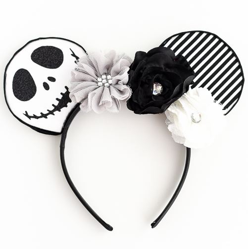 Jack Skellington Mouse Ear Halloween Headband