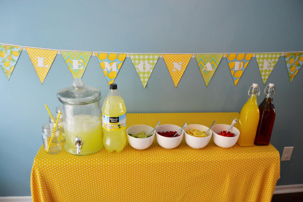 Lemonade Banner | AllFreePaperCrafts.com