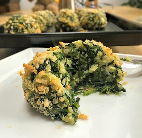 Spinach and Cheese Balls